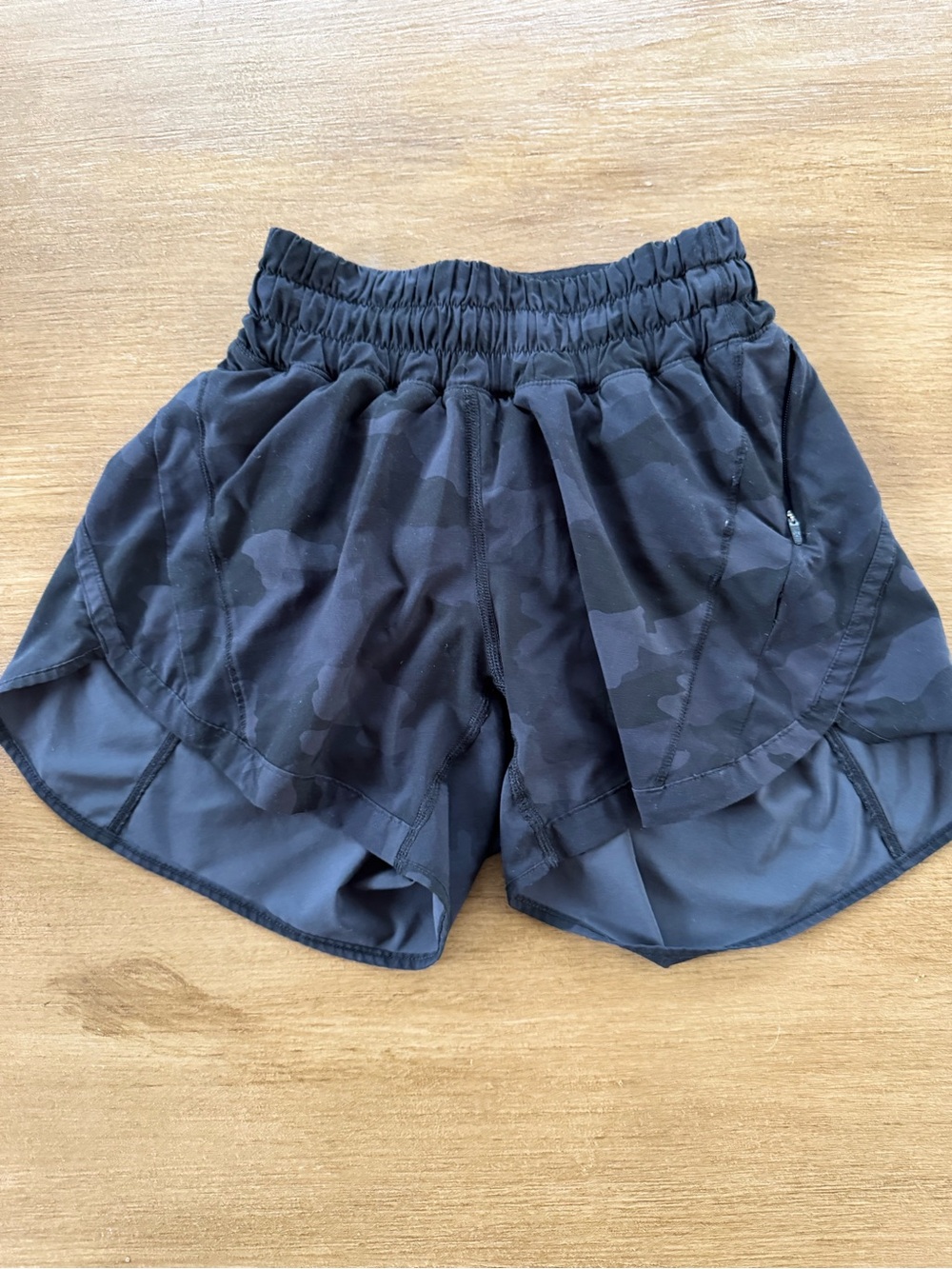 lululemon athletica Black Camo Tempo-Style Athletic Shorts